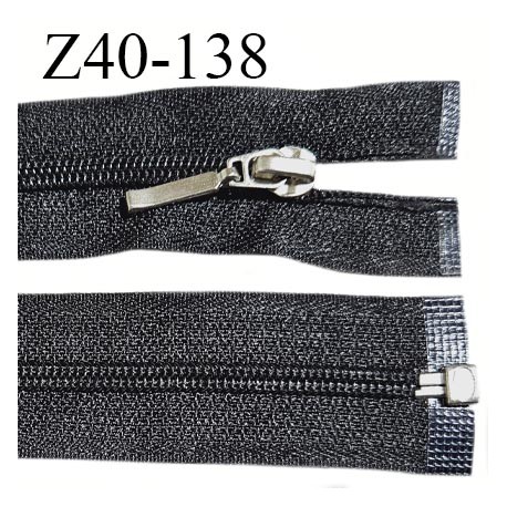 Fermeture zip 40 cm séparable couleur noir largeur 2.7 cm zip 40 cm largeur 5 mm prix au mètre