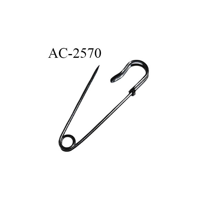 Epingle kilt métal couleur acier foncé épingle pour kilt et autres longueur 4 cm largeur 7 mm prix à l'unité