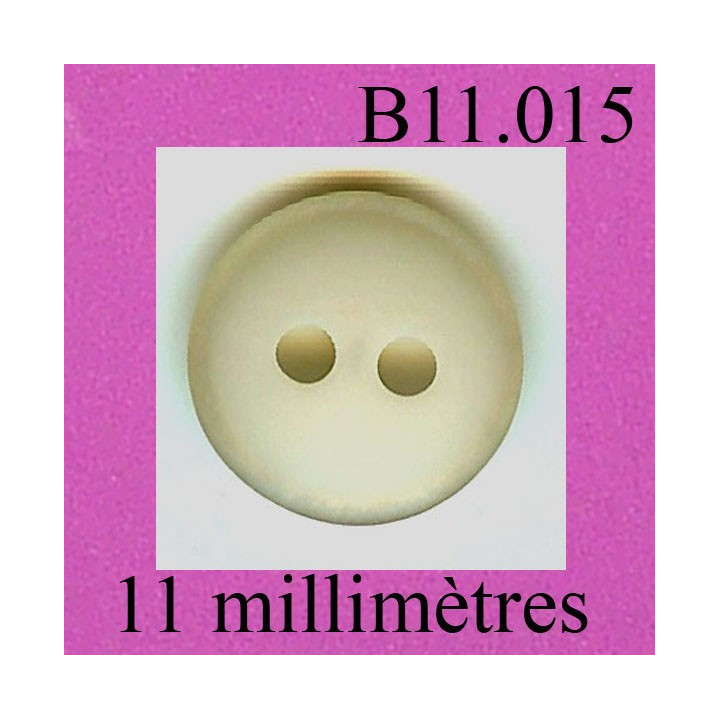 bouton 11 mm 2 trous