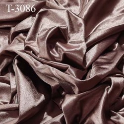 Tissu lycra élasthanne doux brillant bronze très haut de gamme  largeur 175 cm prix pour 10 cm de long et 175 cm de large