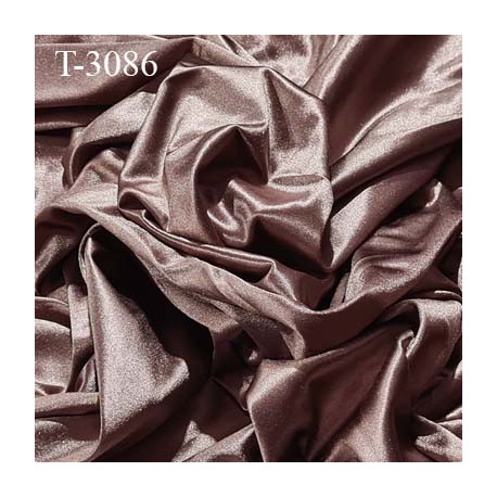 Tissu lycra élasthanne doux brillant bronze très haut de gamme largeur 175 cm prix pour 10 cm de long et 175 cm de large