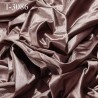 Tissu lycra élasthanne doux brillant bronze très haut de gamme largeur 175 cm prix pour 10 cm de long et 175 cm de large