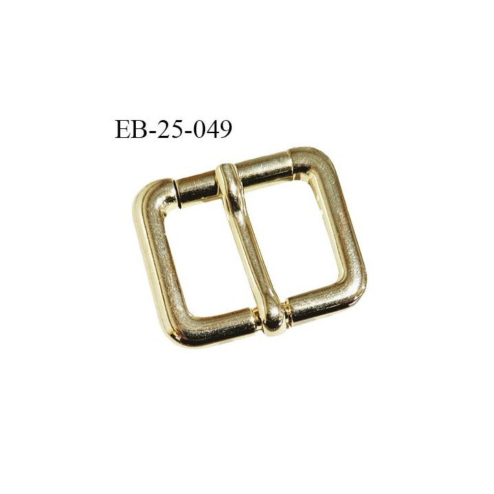 Boucle 25 mm métal couleur or avec un ardillon largeur extérieure 36 mm largeur intérieure 25 mm hauteur 30 mm prix à la pièce