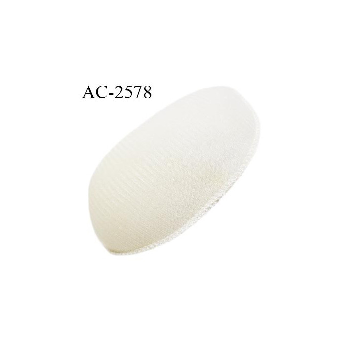 Epaulette mousse largeur 13 cm longueur 15 cm épaisseur de 5 mm couleur naturel prix à la pièce
