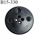 Bouton 15 mm pvc couleur gris 4 trous diamètre 15 mm épaisseur 4 mm prix à l'unité