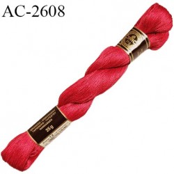 Echevette de coton perlé DMC 100% coton n°12 couleur rouge prix pour une échevette de 25 g soit environ 300 mètres