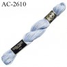 Echevette de coton perlé DMC 100% coton n°5 couleur bleu et gris prix pour une échevette de 25 g soit environ 112 mètres
