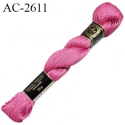 Echevette de coton perlé DMC 100% coton n°5 couleur rose prix pour une échevette de 25 g soit environ 112 mètres