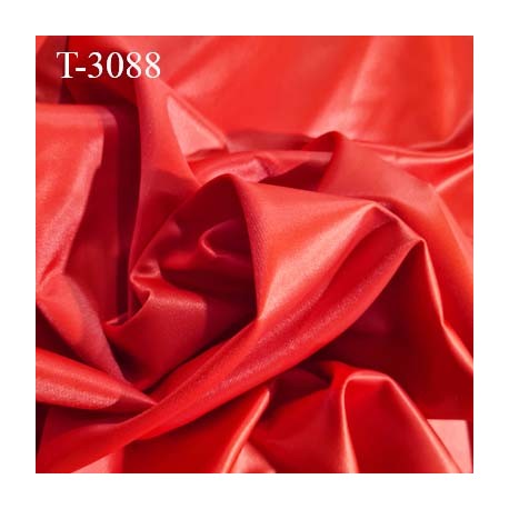 Tissu maillot de bain rouge vif haut de gamme lycra élasthanne largeur 92 cm 260 grs au m2 prix pour 10 centimètres de longueur