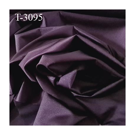 Tissu maillot de bain aubergine haut de gamme lycra élasthanne largeur 92 cm 260 grs au m2 prix pour 10 centimètres de longueur