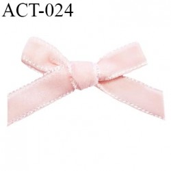 Noeud lingerie 40 mm haut de gamme rose pâle largeur 40 mm hauteur 25 mm prix à l'unité