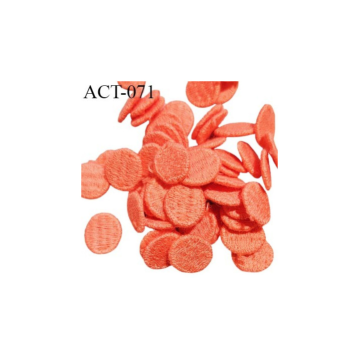 Décor ornement lingerie et autres couleur orange corail diamètre 10 mm prix à la pièce