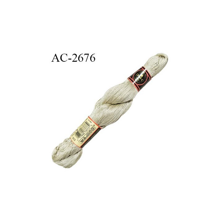 Echevette de coton perlé DMC 100% coton n°8 couleur ficelle dégradé prix pour une échevette de 25 g soit environ 200 mètres