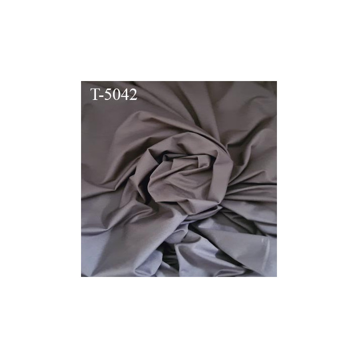 Tissu lingerie et sport haut de gamme tissu fin lycra élasthanne couleur gris foncé largeur 180 cm 125 grs au m2