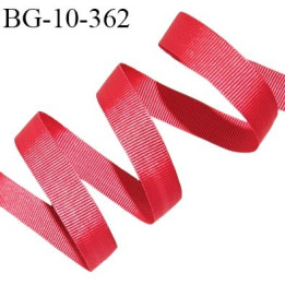 Galon ruban petit grain 10 mm couleur rose corail largeur 10 mm prix au mètre