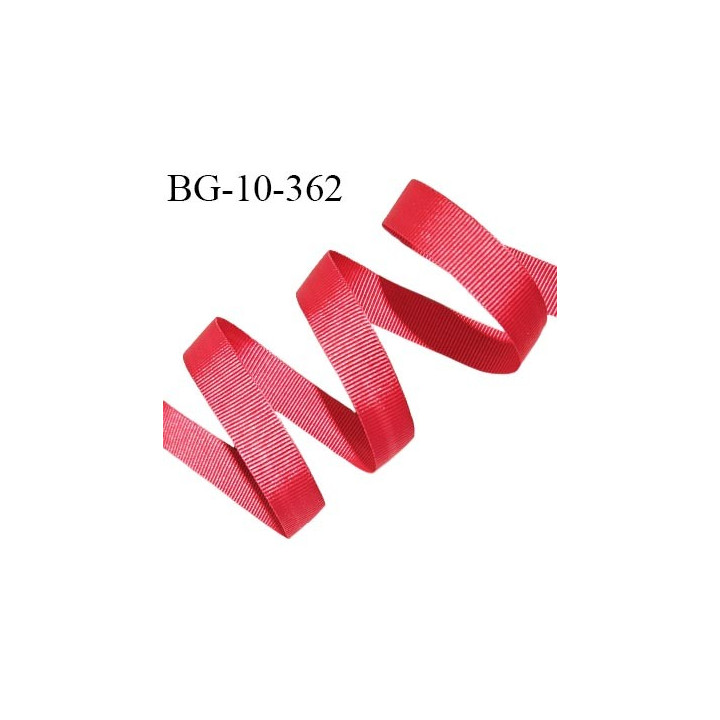 Galon ruban petit grain 10 mm couleur rose corail largeur 10 mm prix au mètre