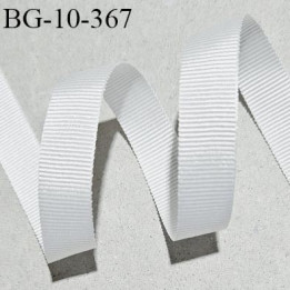 Galon ruban gros grain 10 mm couleur blanc naturel largeur 10 mm très solide prix au mètre