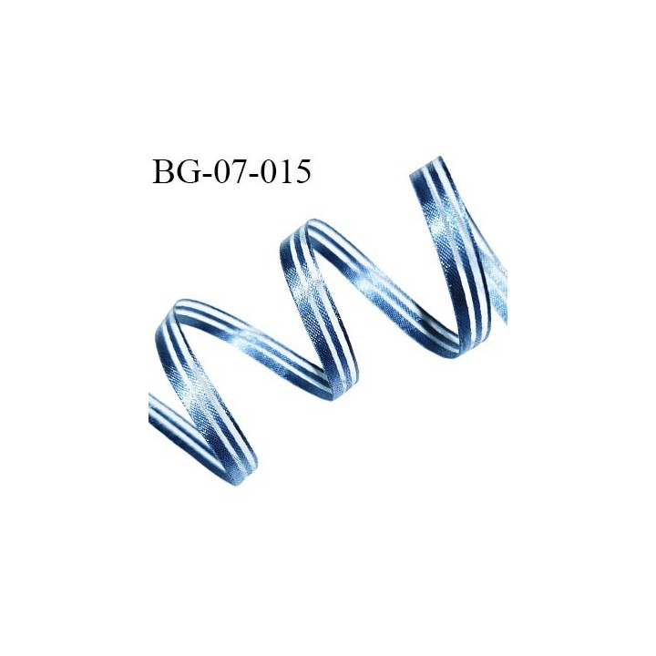 Galon ruban 7 mm couleur bleu largeur 7 mm prix au mètre