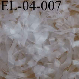 Elastique lastin transparent caoutchouc laminette  largeur 4 mm prix au mètre