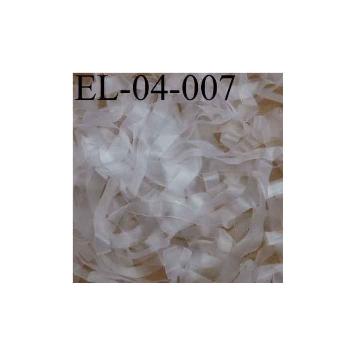 Elastique lastin transparent caoutchouc laminette  largeur 4 mm prix au mètre