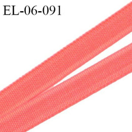 Elastique 6 mm fin spécial lingerie polyamide élasthanne couleur rose d'été grande marque fabriqué en France prix au mètre