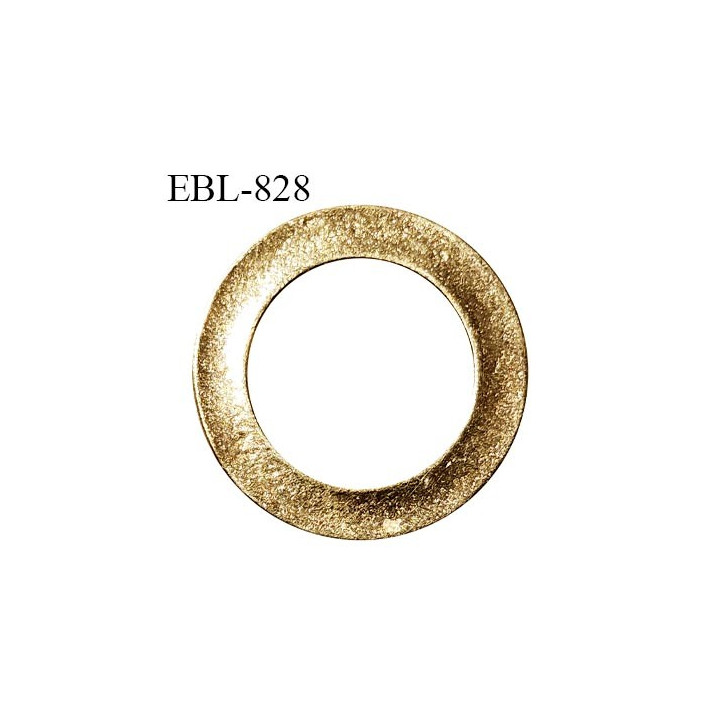 Anneau 14 mm en métal couleur or avec motif diamètre intérieur 14 mm diamètre extérieur 22 mm épaisseur 2 mm prix à l'unité