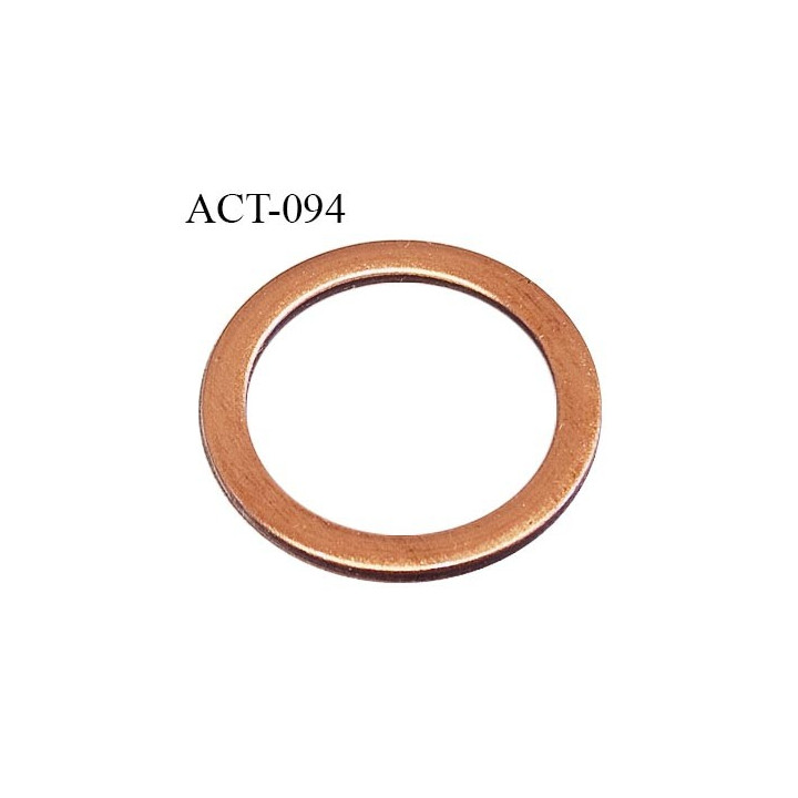 Anneau 21 mm métal couleur cuivre avec gravure MES PETITS ACCESSOIRES largeur intérieure 21 mm