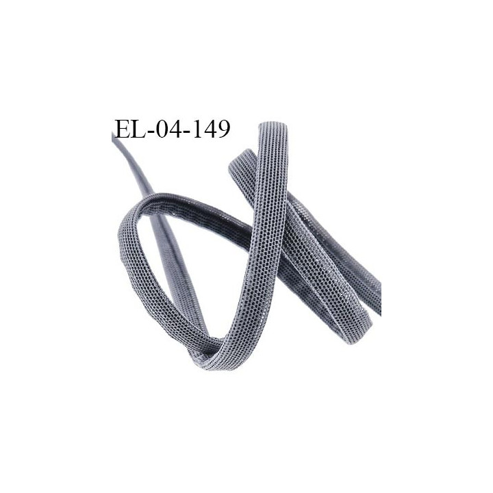 Elastique cache armature 4 mm couleur gris granit largeur 4 mm prix au mètre