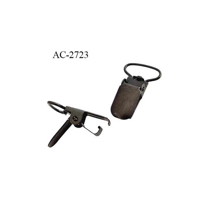 Clip bretelles libellule brocéliande attache en métal tétines rondes en silicone passage pour l'élastique 25 mm prix à la pièce