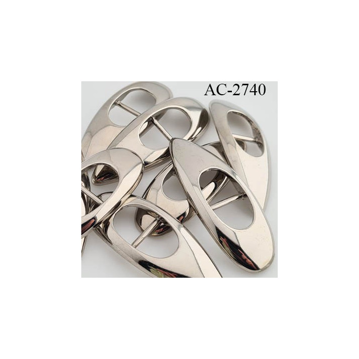 Boucle de ceinture en métal concave largeur 90 mm hauteur 32 mm largeur intérieur du trou 36 mm hauteur intérieur du trou 22 mm