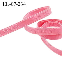 Elastique picot 7 mm lingerie couleur gris granit largeur 7 mm haut de gamme allongement +160% prix au mètre