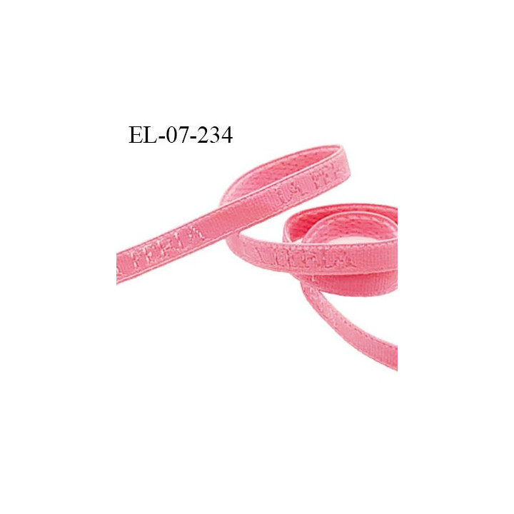 Elastique picot 7 mm lingerie couleur gris granit largeur 7 mm haut de gamme allongement +160% prix au mètre