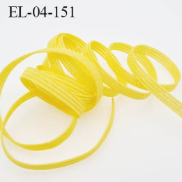 Elastique lingerie 4 mm couleur terracotta largeur 4 mm fabriqué en France allongement +180% prix au mètre
