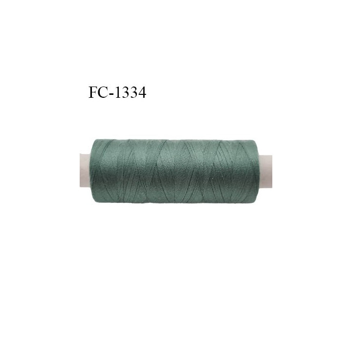 Bobine 500 m fil Polyester n° 120 couleur noir  longueur 500 mètres fil européen bobiné en France