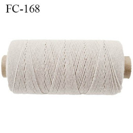 bobine 100 m de fil élastique smock fronceur gomme couleur naturel longueur 100 mètres diamètre 1 mm bobiné en France