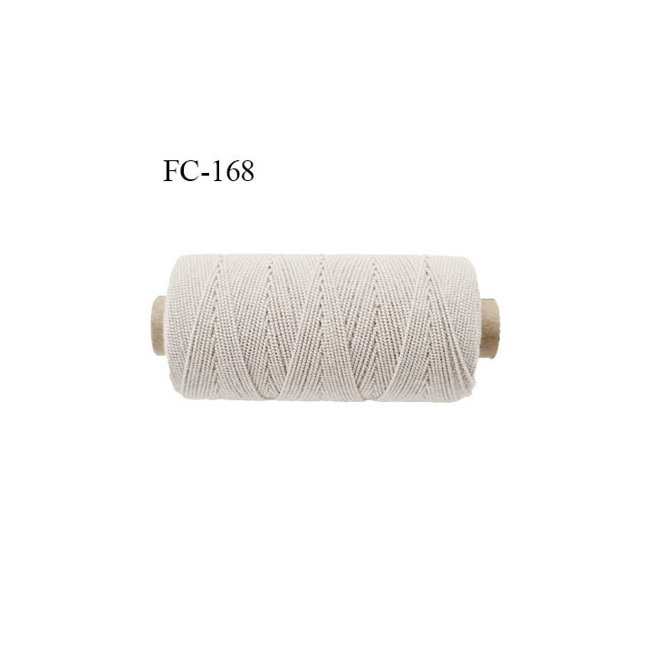 bobine 100 m de fil élastique smock fronceur gomme couleur naturel longueur 100 mètres diamètre 1 mm bobiné en France