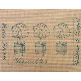 canevas 30X40 FABRICATION FRANCAISE  thème versaille dimension 30cm 40cm 100 % coton