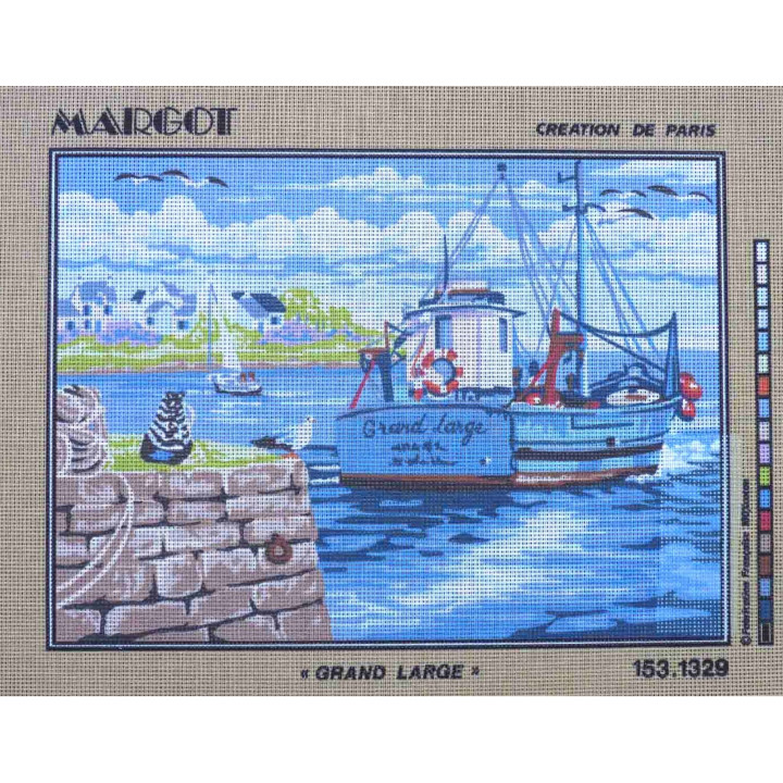 Canevas à broder 40 x 50 cm marque MARGOT création de Paris GRAND LARGE