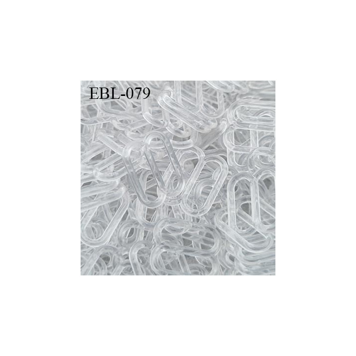 Boucle de réglage largeur intérieur 10 mm plastique transparent pour soutien gorge  prix à la pièce