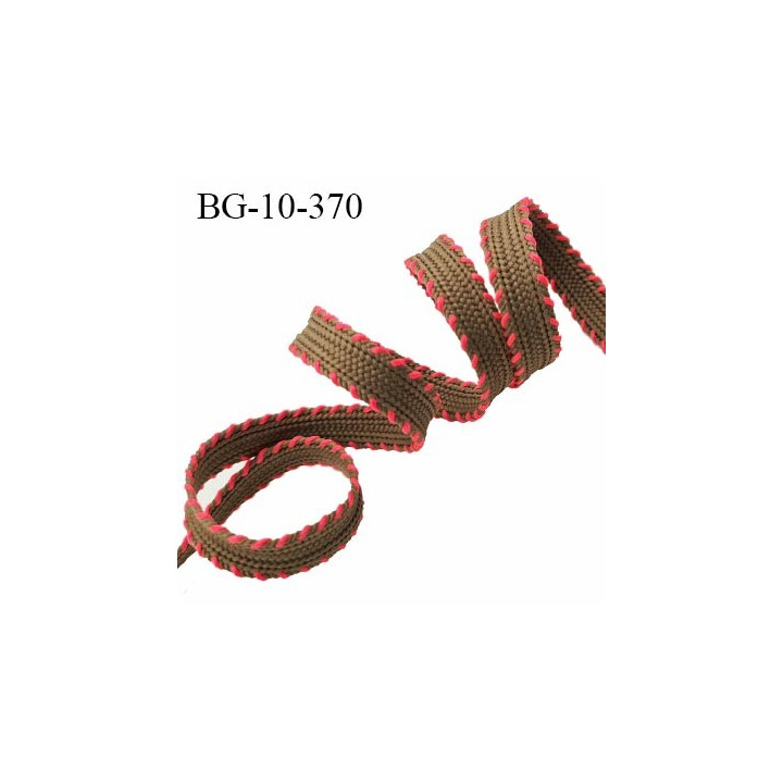 biais galon ruban couleur blanc  largeur 11 mm vendu au mètre