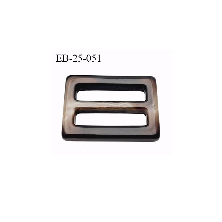 Boucle en pvc imitation onyx ou marbre largeur intérieur 25 mm largeur extérieur 34 mm épaisseur 5.5 mm prix à la pièce