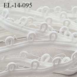 Elastique 14 mm anti-glisse spécial bain haut de gamme couleur noir largeur du silicone 5 mm fabriqué en Europe prix au mètre