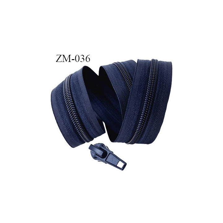 fermeture éclair de marque YKK au mètre couleur rouge un curseur au mètre largeur 27 mm largeur du zip 5 mm