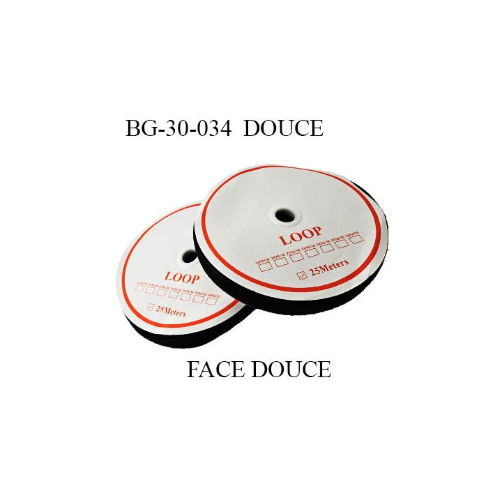 Scratch type velcro 30 mm à coudre couleur noir les 2 faces largeur 30 mm  prix au mètre vous prenez la longueur que vous voulez