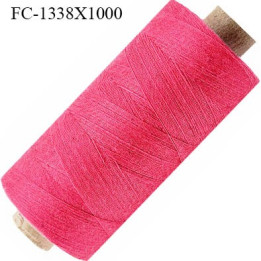 Bobine 1000 m fil Polyester n° 120 blanc 1000 mètres fil européen bobiné en Europe ou France certifié oeko tex