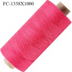 Bobine 1000 m fil Polyester n° 120 blanc 1000 mètres fil européen bobiné en Europe ou France certifié oeko tex