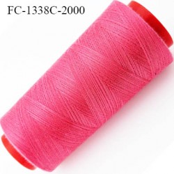 CONE 2000 m fil Polyester n° 120 couleur blanc longueur 2000 mètres fil européen bobiné en France