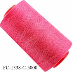CONE 5000 m fil Polyester n° 120 couleur blanc longueur 5000 mètres fil européen bobiné en France
