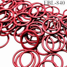 Boucle de réglage 12 mm  réglette métal laqué blanc brillant pour soutien gorge largeur intérieur 12 mm  haut de gamme