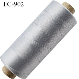 Bobine de 500 m fil mousse polyamide n° 120 couleur bleu longueur de 500 mètres bobiné en France